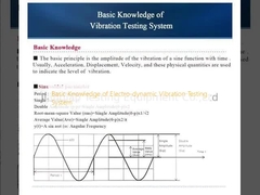 Basic Knowledge of Electro-dynamic Vibration Testing System